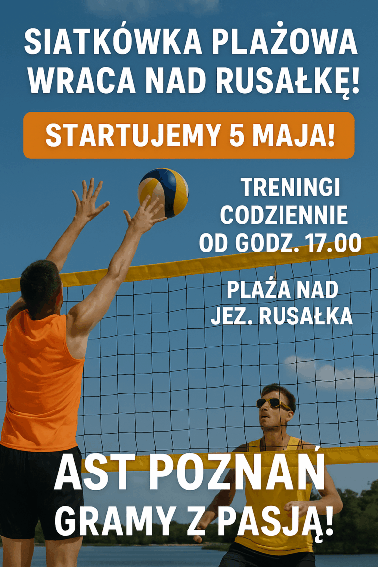 Rozpoczynamy treningi siatkówki plażowej