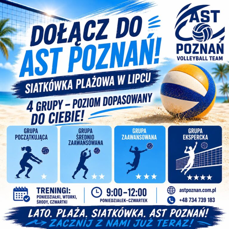 Lato z siatkówką plażową